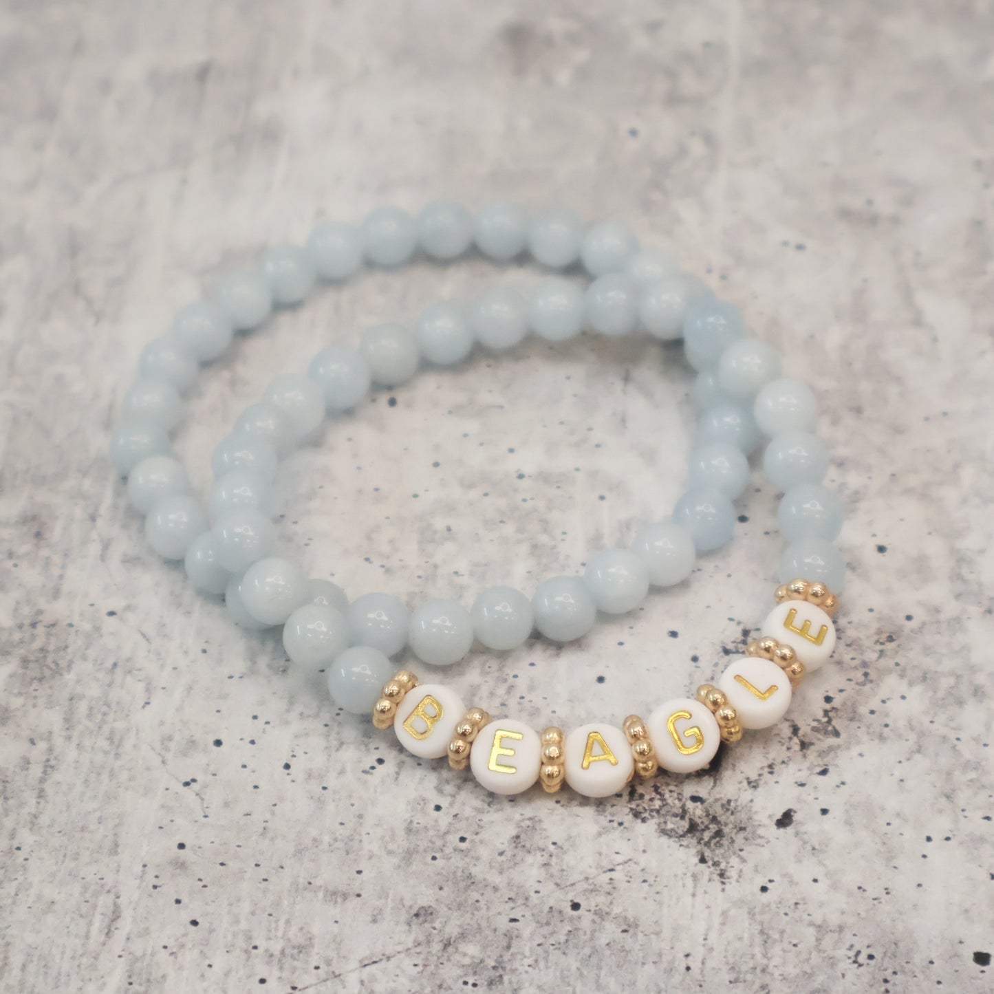 Blue Dog Breed Beaded Bracelets