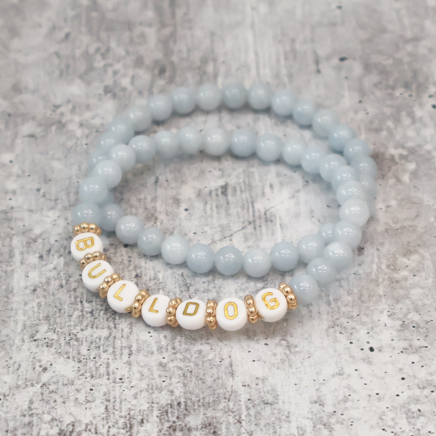 Blue Dog Breed Beaded Bracelets