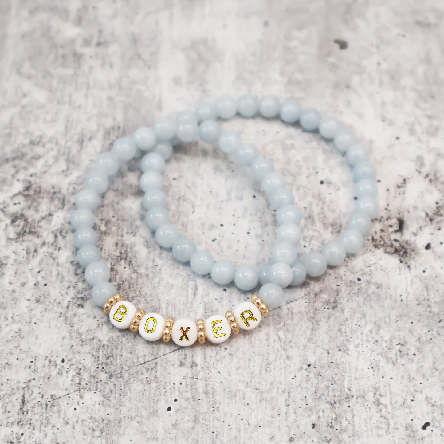 Blue Dog Breed Beaded Bracelets