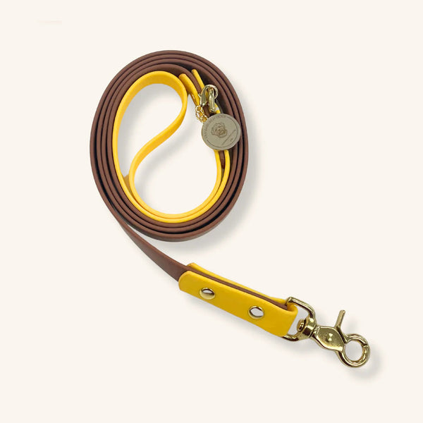 Yellow Henley Leash - Van Emburgh Dogs