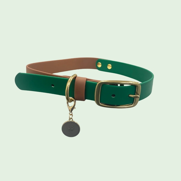 Green Henley Collar - Van Emburgh Dogs