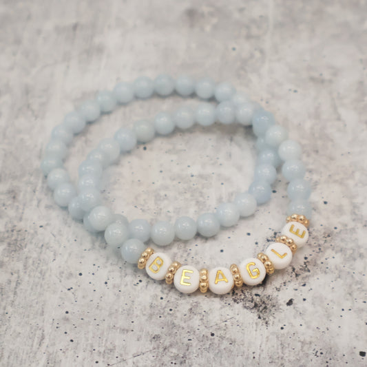 Blue Dog Breed Beaded Bracelets