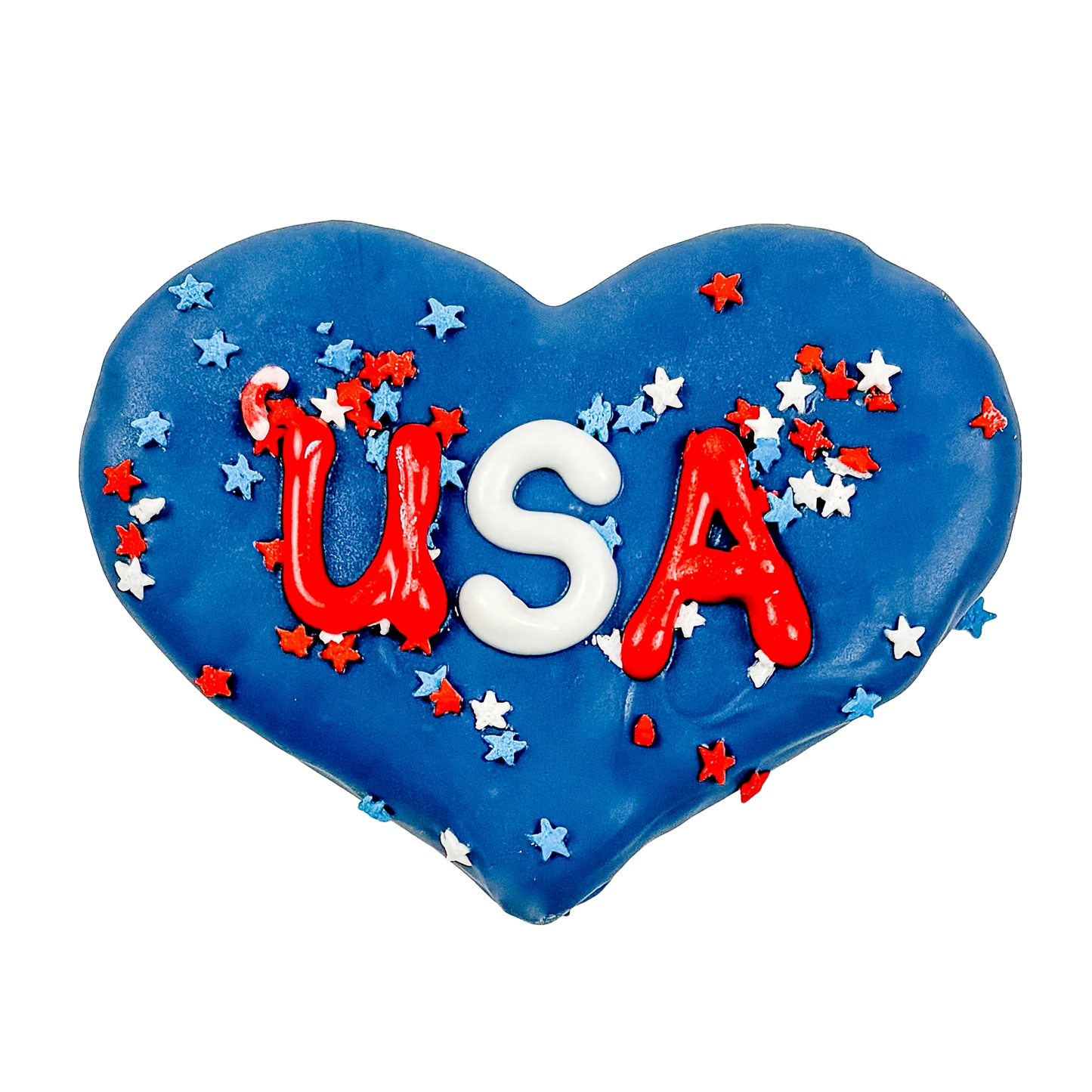 4th of July USA Heart Cookie