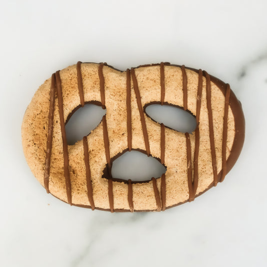 Chocolate Drizzle Pretzel Cookie