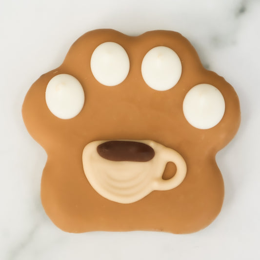 Perk Me Up Coffee Paw Cookie