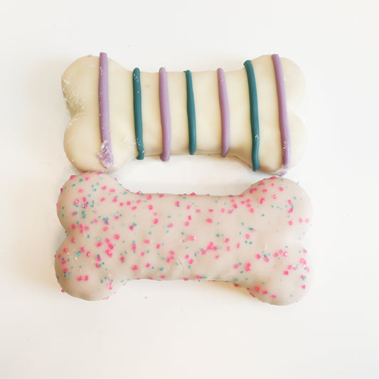 Whimsy Dipped Bone Cookies