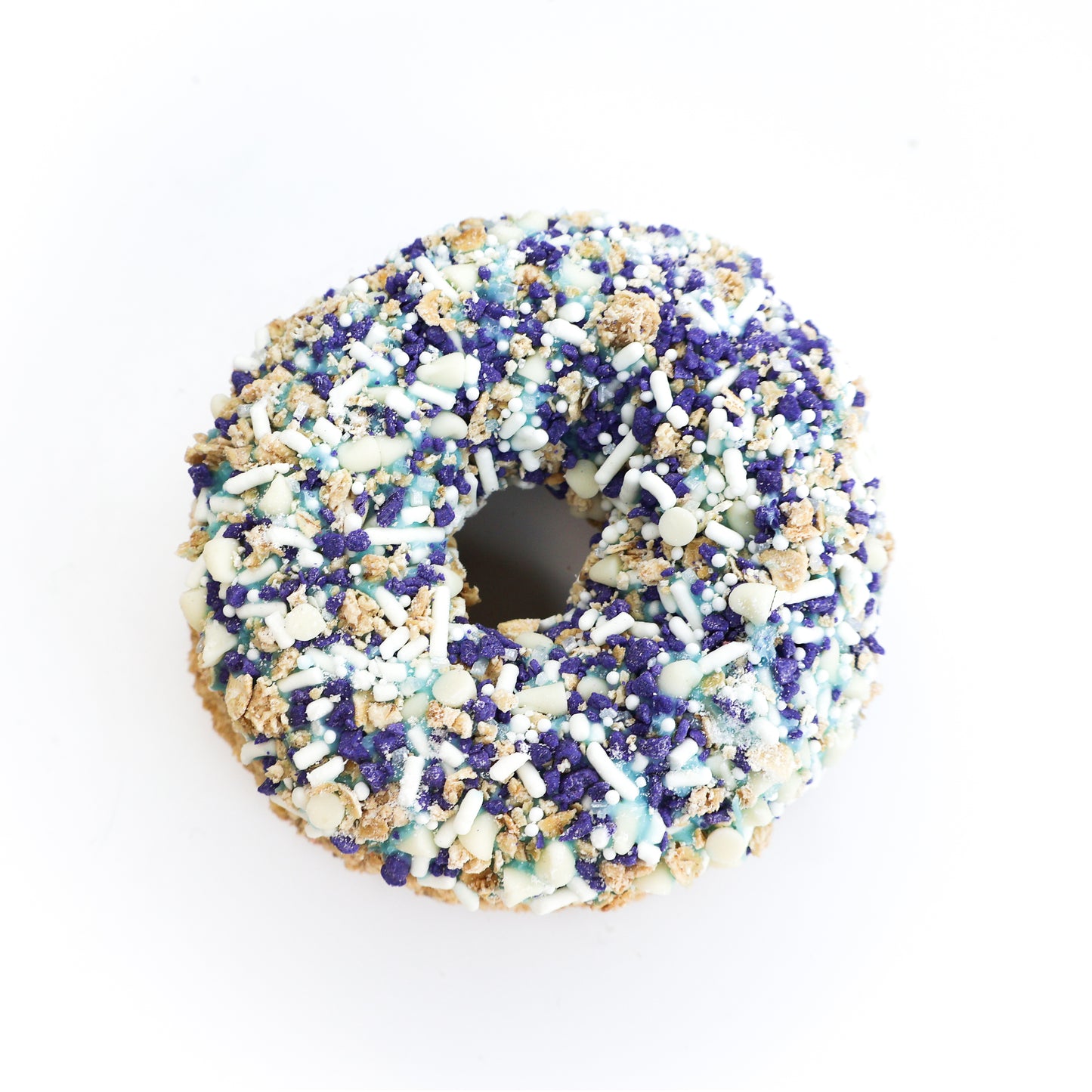 Blue Sprinkle Donut
