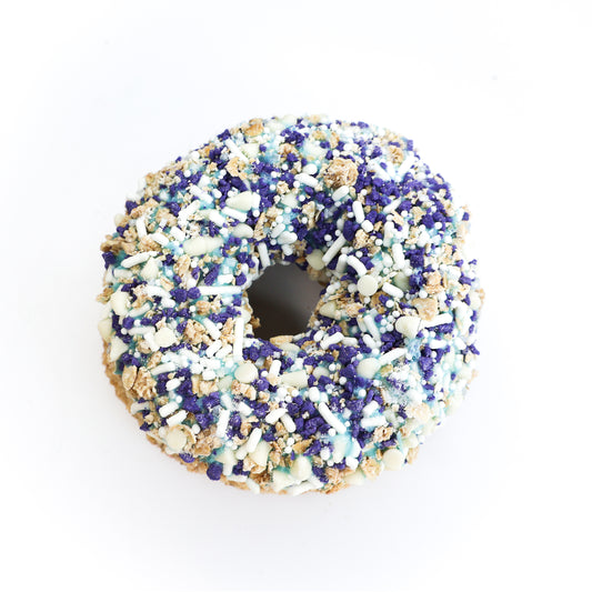 Blue Sprinkle Donut