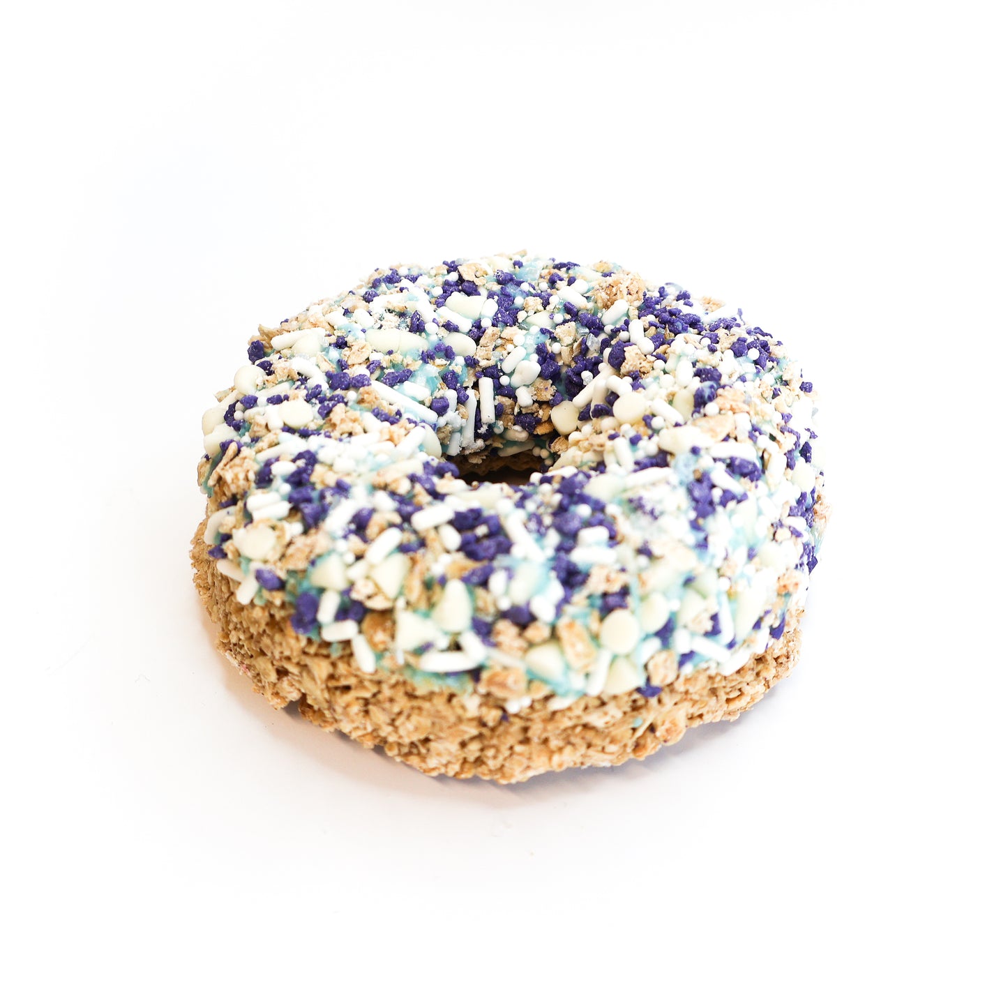 Blue Sprinkle Donut