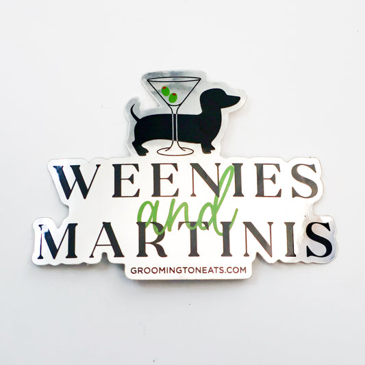 Weenies and Martinis Sticker