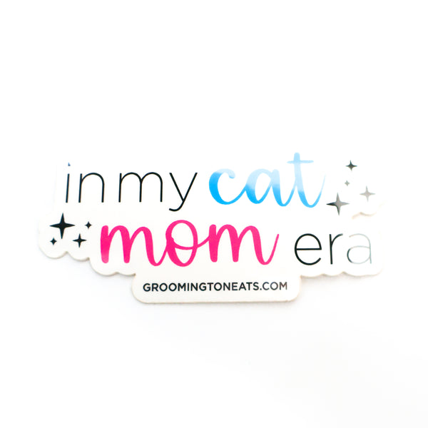 Cat Mom Era Sticker