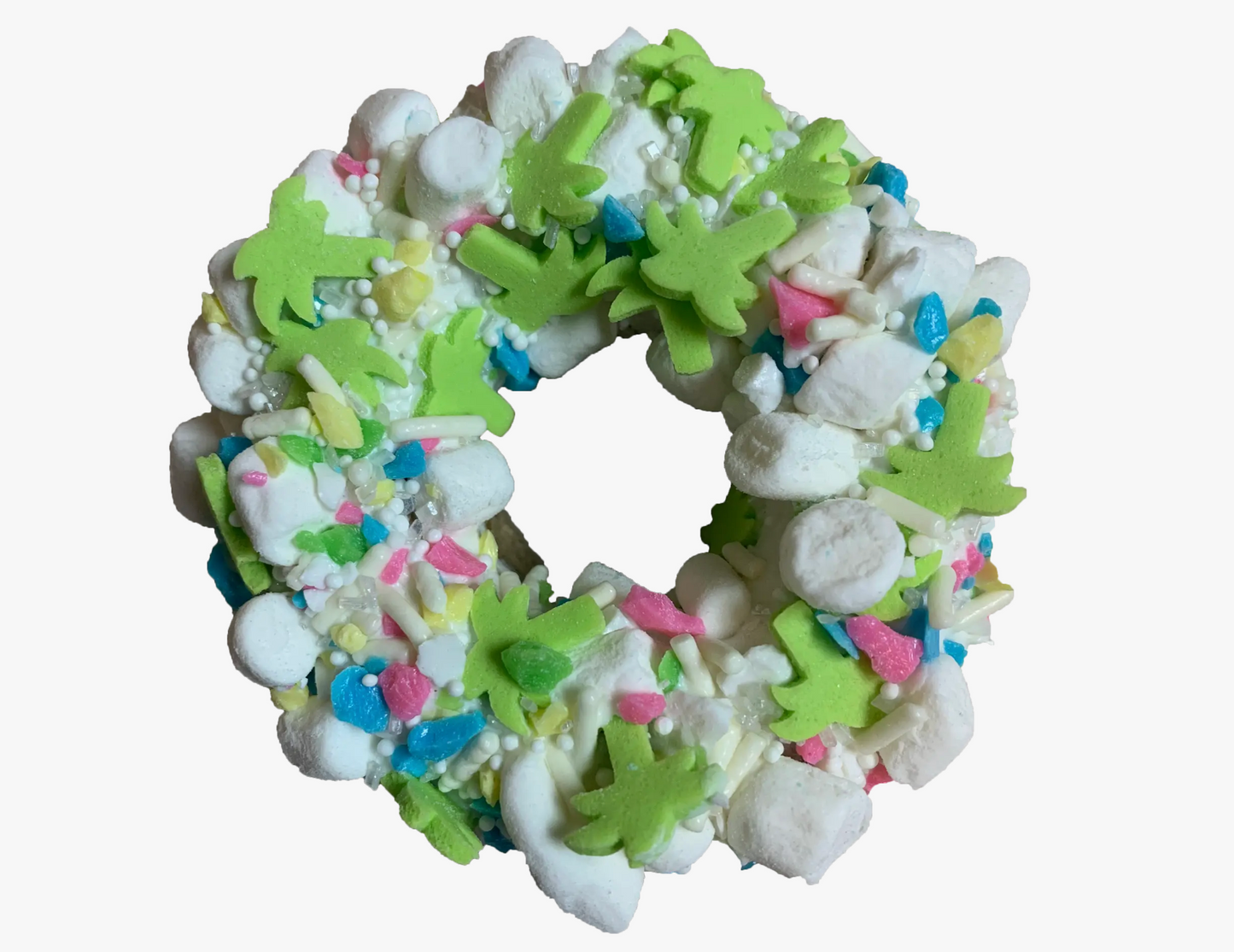Summer Tropical Tutti Frutti Donut Dog Treat