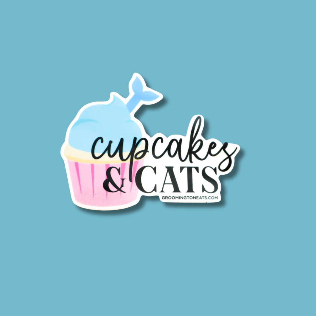 Cupcakes and Cats Sticker