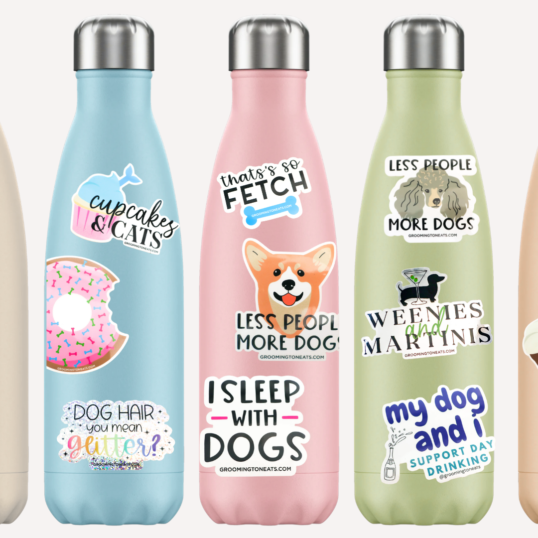 My Dog and I Support Day Drinking Sticker